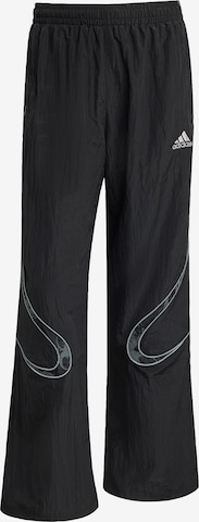 ADIDAS ORIGINALS Loosefit Housut 'Adilenium Season 4 Teamgeist' värissä musta: etupuoli