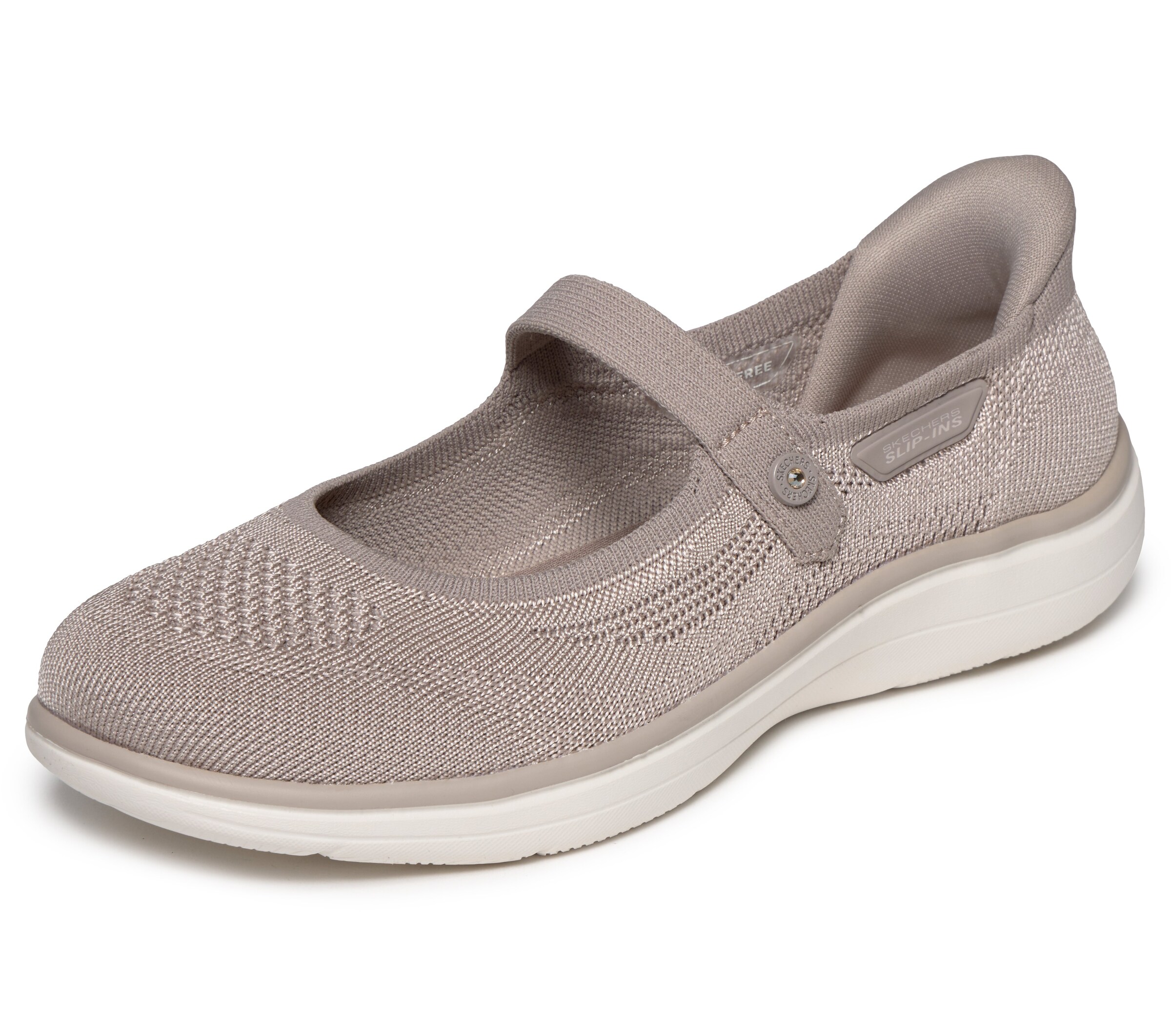 SKECHERS Ballerina in Grau: Vorderseite