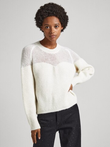 Pepe Jeans Sweater 'Femke' in White: front