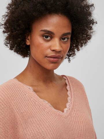 VILA Sweater 'Oa' in Pink