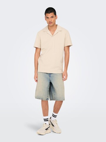 Only & Sons Baggy Jeans 'ONSCarl' i blå
