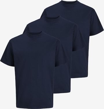JACK & JONES Shirt 'Organic Relaxed' in Blauw: voorkant