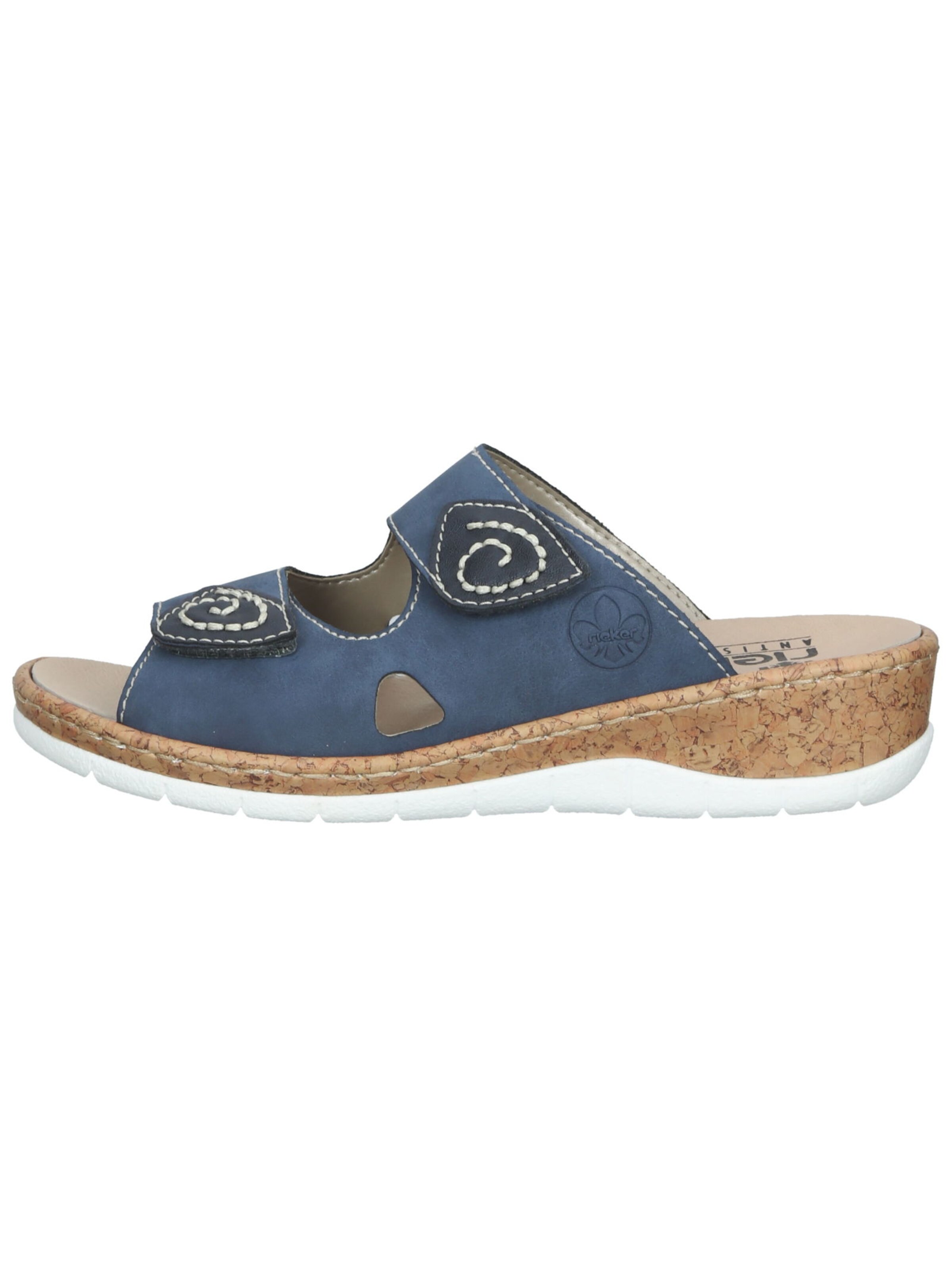 Frauen Sandalen RIEKER Pantolette in Marine - XC80610 Frauen Sandalen RIEKER Pantolette in Marine - XC80610