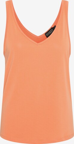 SOAKED IN LUXURY Top 'Columbine' in Orange: front