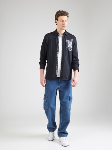 CAMP DAVID Regular Fit Hemd in Blau