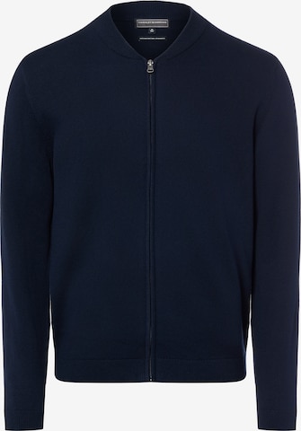 Vestes en maille Finshley & Harding en bleu : devant