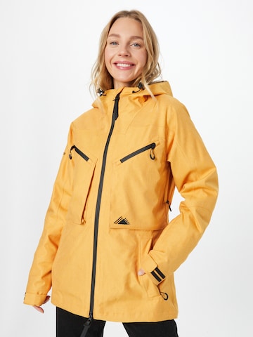 Superdry Snow Outdoor Jacket 'Freeride' in Yellow: front