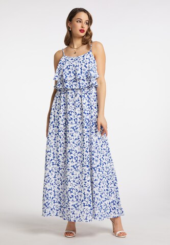 faina Dress in Blue