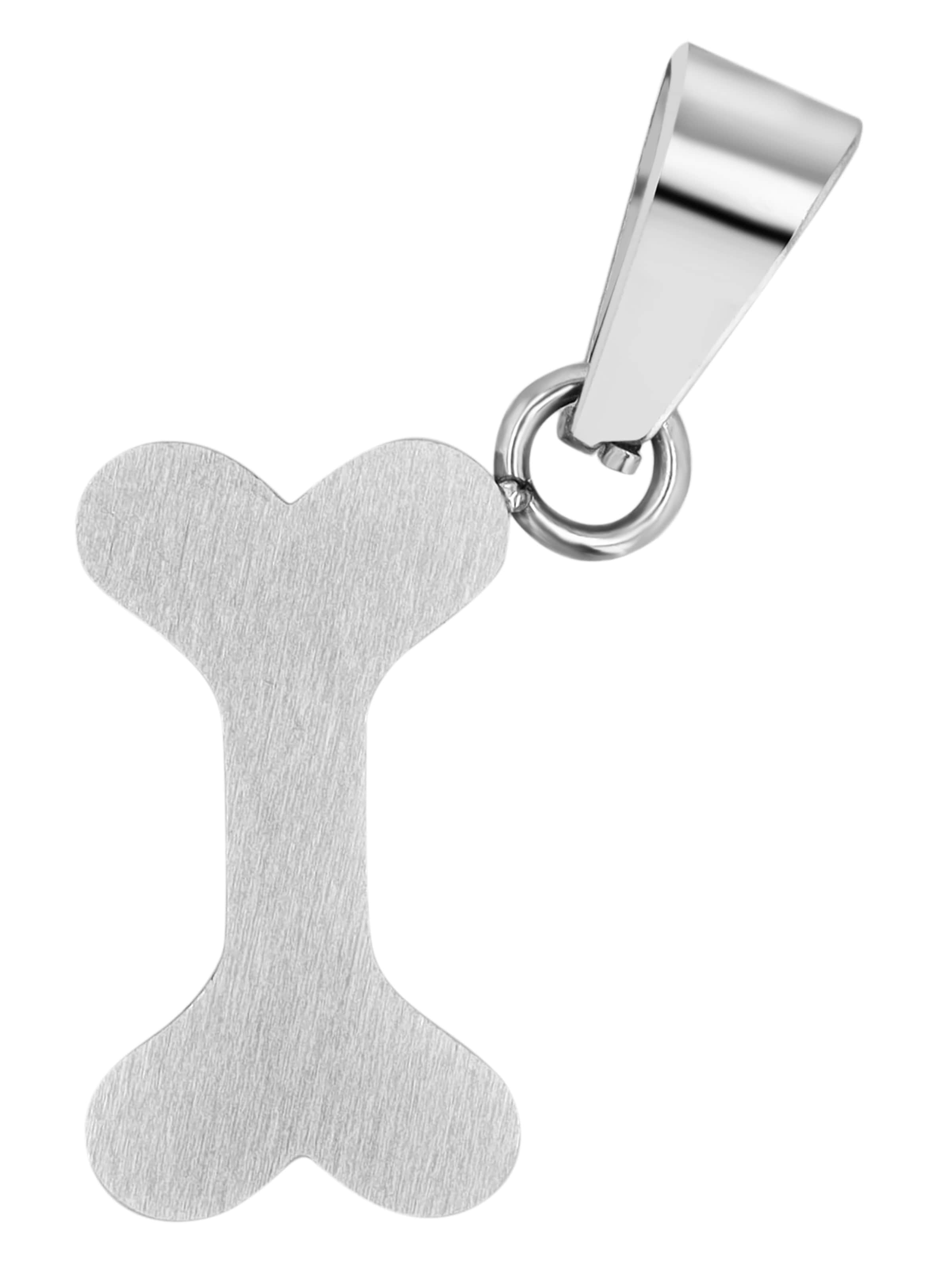 Akzent Anhänger 'Bello, silberfarbig, langlebig'‌‌‌‌‌‌‌‌‌ in Silber