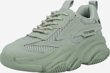 STEVE MADDEN Platform trainers 'POSSESSION' in Green: front