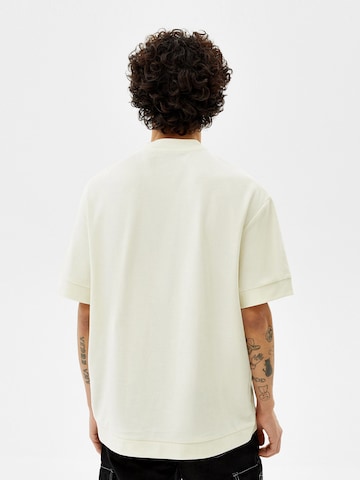 T-Shirt Bershka en blanc