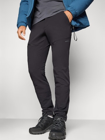 ICEPEAK Slimfit Παντελόνι φόρμας 'BEESKOW' σε μαύρο