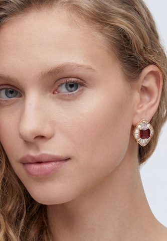 Boucles d'oreilles Gaya en or : devant