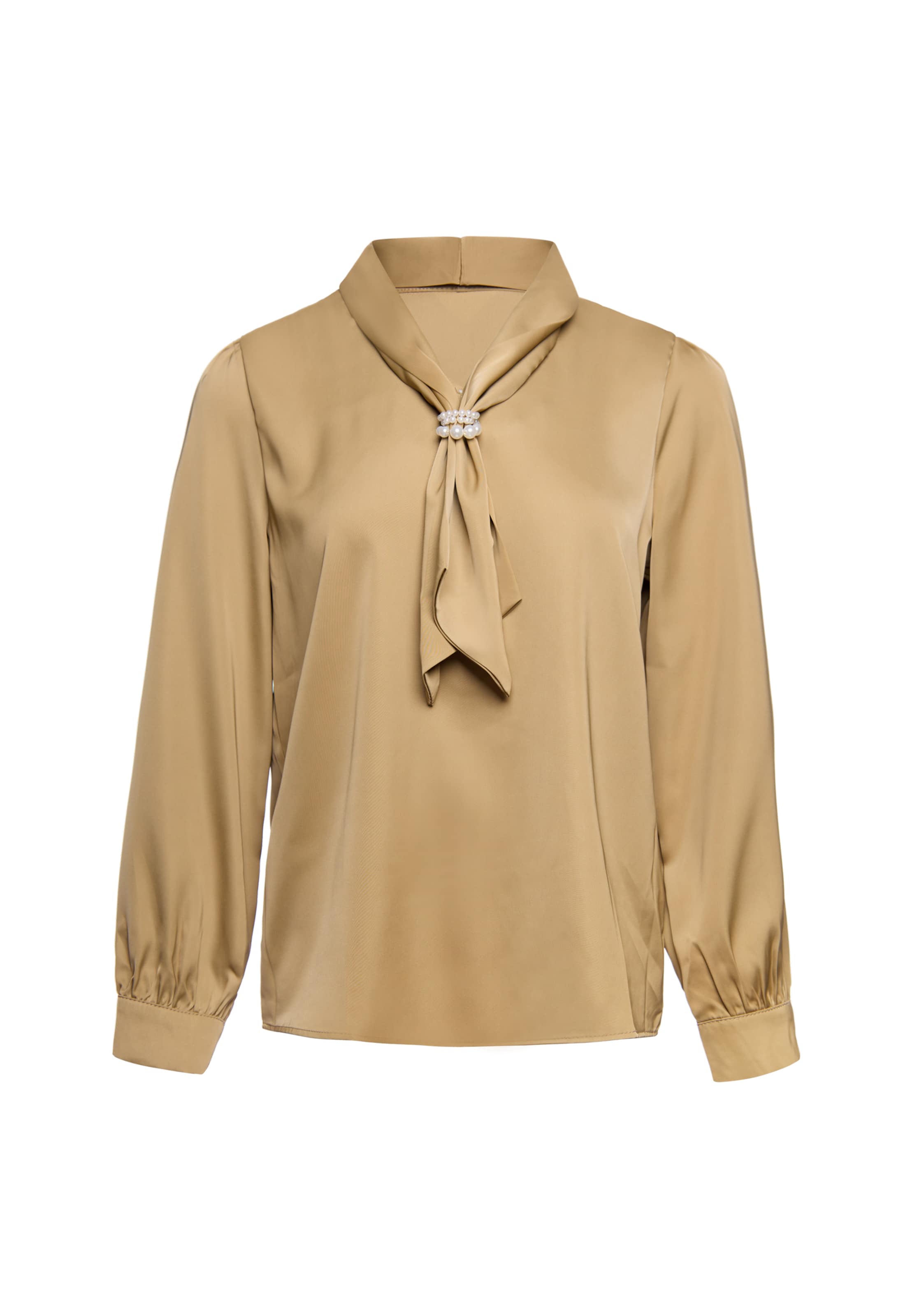 usha BLACK LABEL - Blusa en marrón: frente