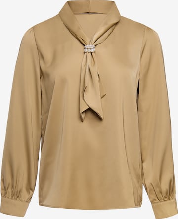 usha BLACK LABEL - Blusa en marrón: frente