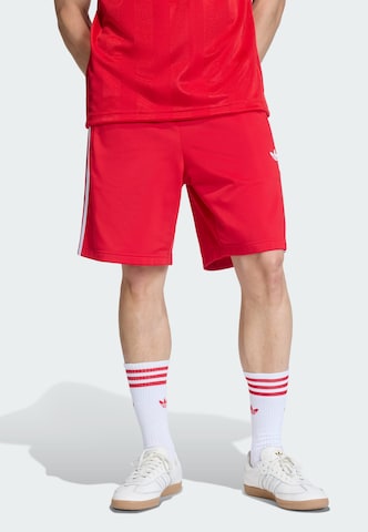 ADIDAS ORIGINALS Regular Trousers 'Firebird' in Red: front