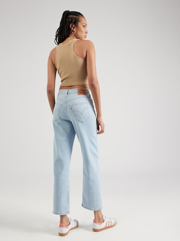 LEVI'S ® - Bootcut Calças de ganga 'Ribcage Straight Ankle' em azul
