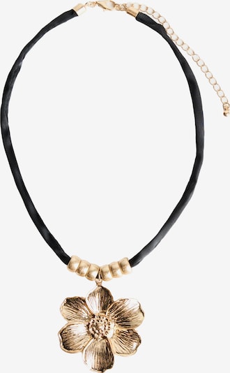 Bershka Kette in gold / schwarz, Produktansicht
