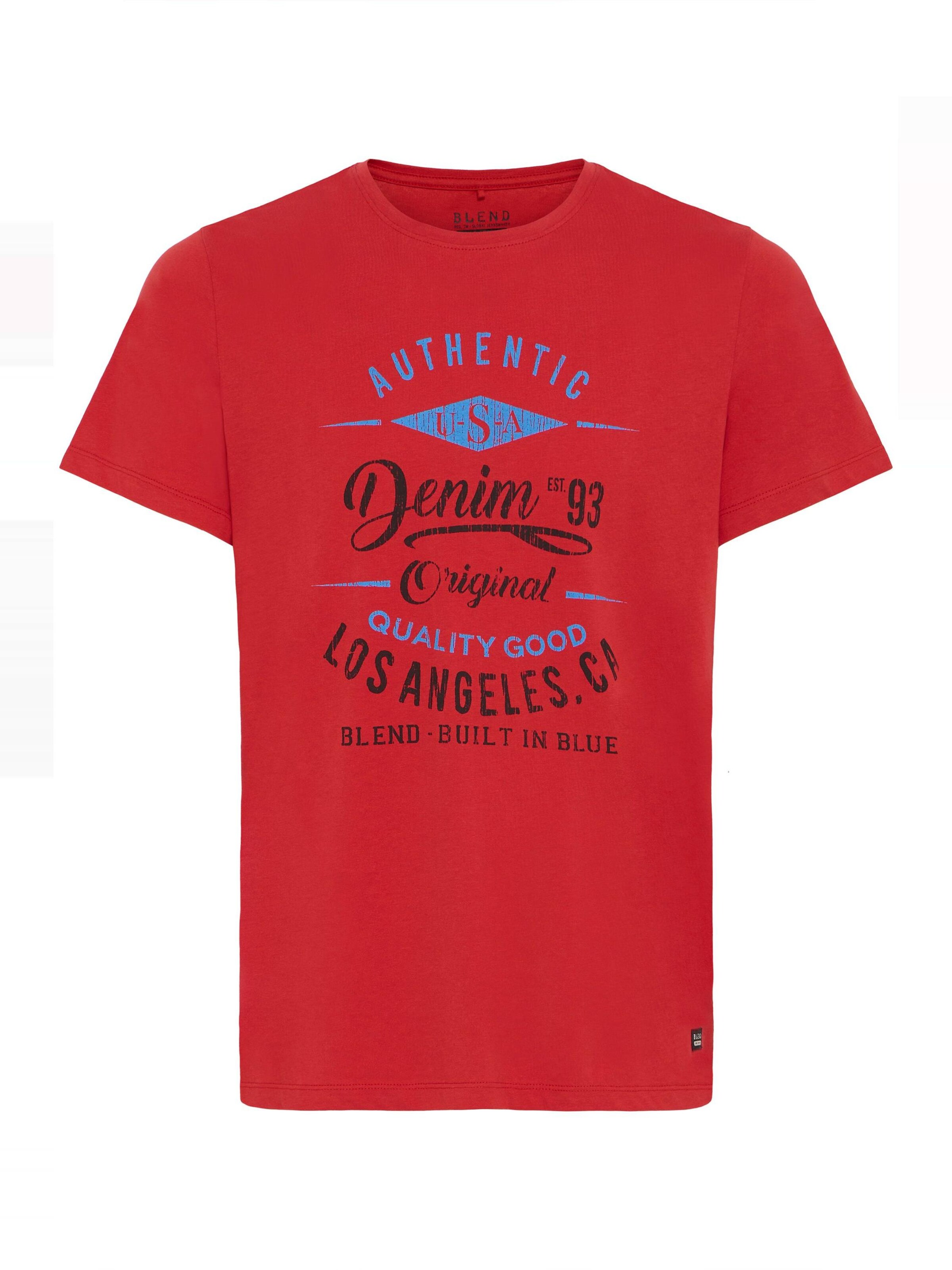 BLEND Shirt in Rot: Vorderseite