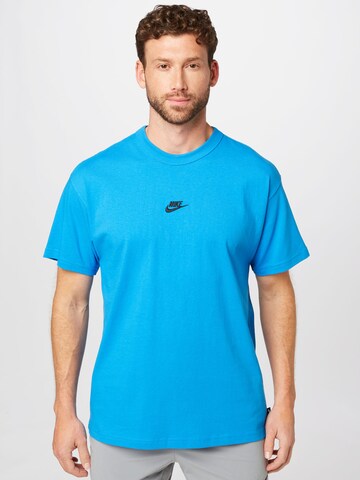 Nike Sportswear Shirt 'Essential' in Blauw: voorkant