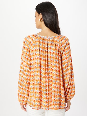 Zwillingsherz Blouse in Oranje