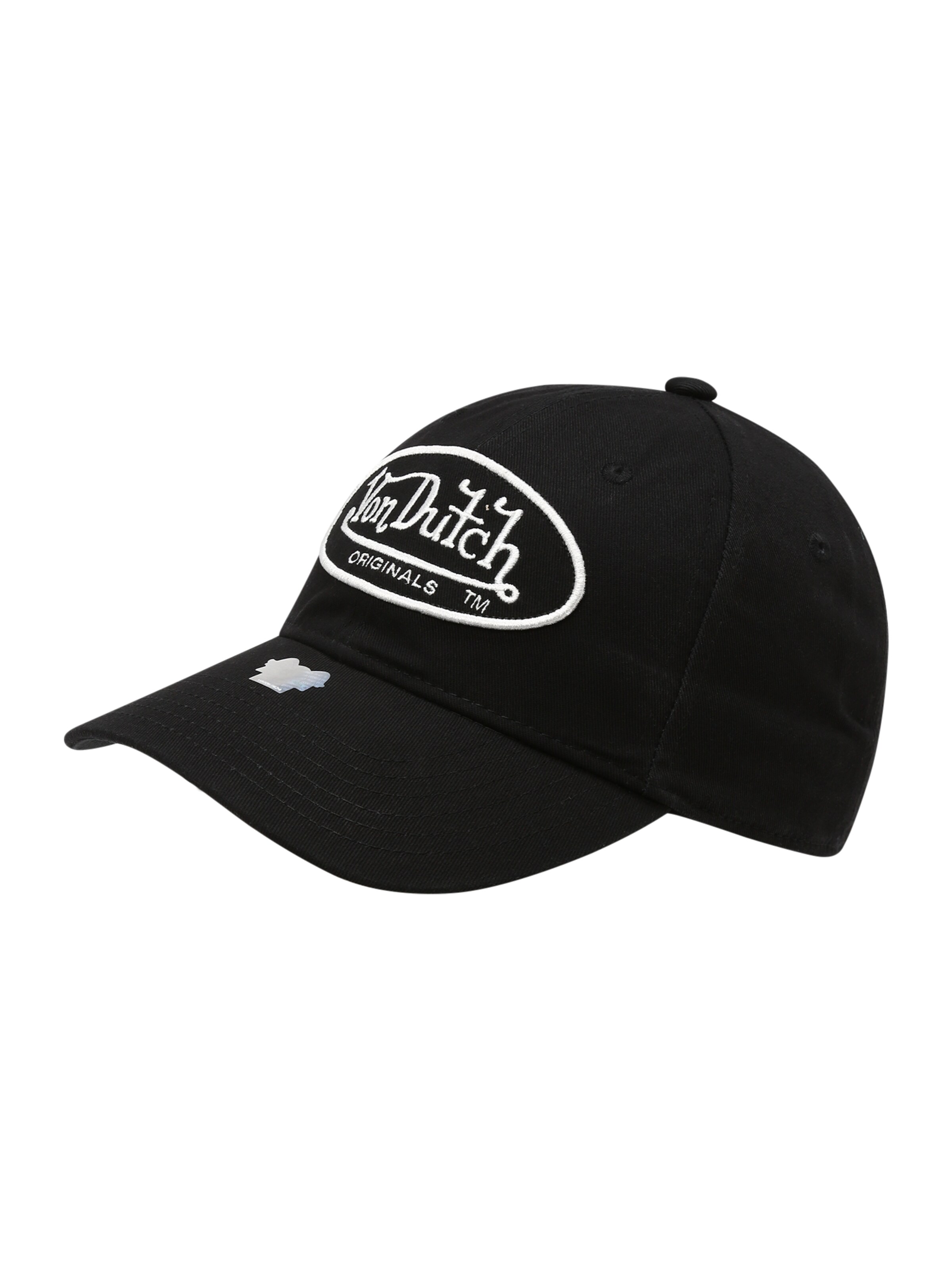 Casquette 'Unstructured' Von Dutch Originals en noir : devant