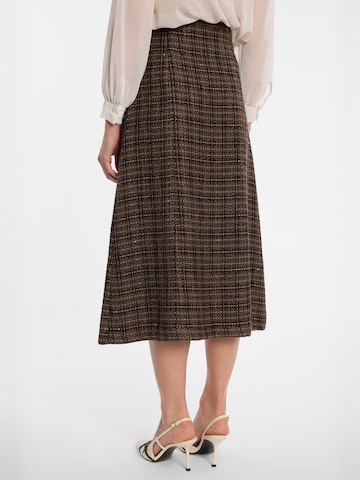 Ana Alcazar Skirt ' Enanora ' in Brown