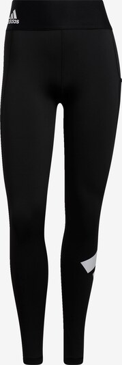 ADIDAS PERFORMANCE Workout Pants in Black / White, Item view