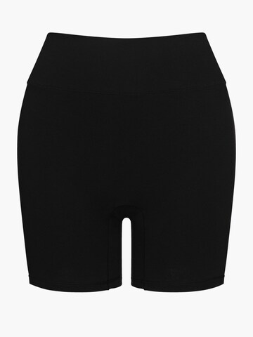 Regular Pantalon 'Cotton High-Waist Shorts' cfab (formerly creamy fabrics) en noir : devant