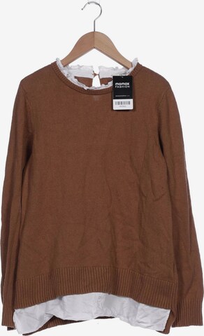 ESPRIT Sweater & Cardigan in S in Brown: front