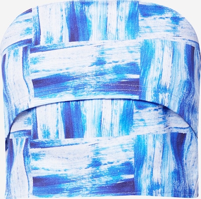 Hosbjerg Top 'Iben Alexa' in de kleur Turquoise / Wit, Productweergave