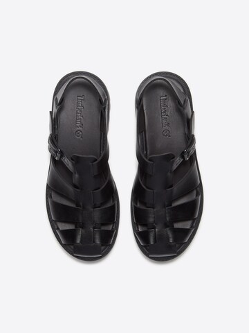 TIMBERLAND - Sandalias con hebilla 'Fisherman' en negro