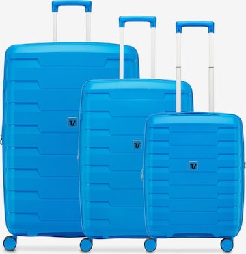 Roncato Kofferset 'Skyline 2.0' in Blau: Vorderseite