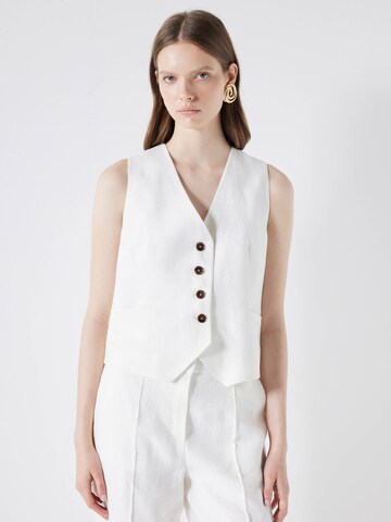 Ipekyol Suit Vest in White: front