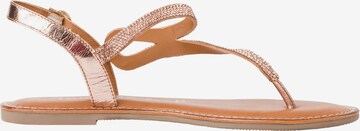 TAMARIS Sandalen met riem in Goud