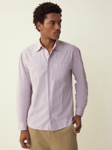 Next Regular fit Overhemd in Roze: voorkant