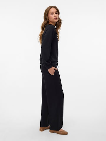 VERO MODA Wide leg Pants 'VMHALI' in Black