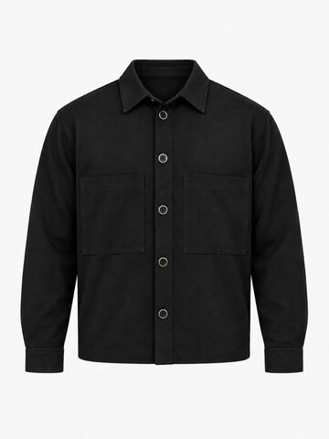 IYITO Regular fit Button Up Shirt 'IYMartin' in Black: front