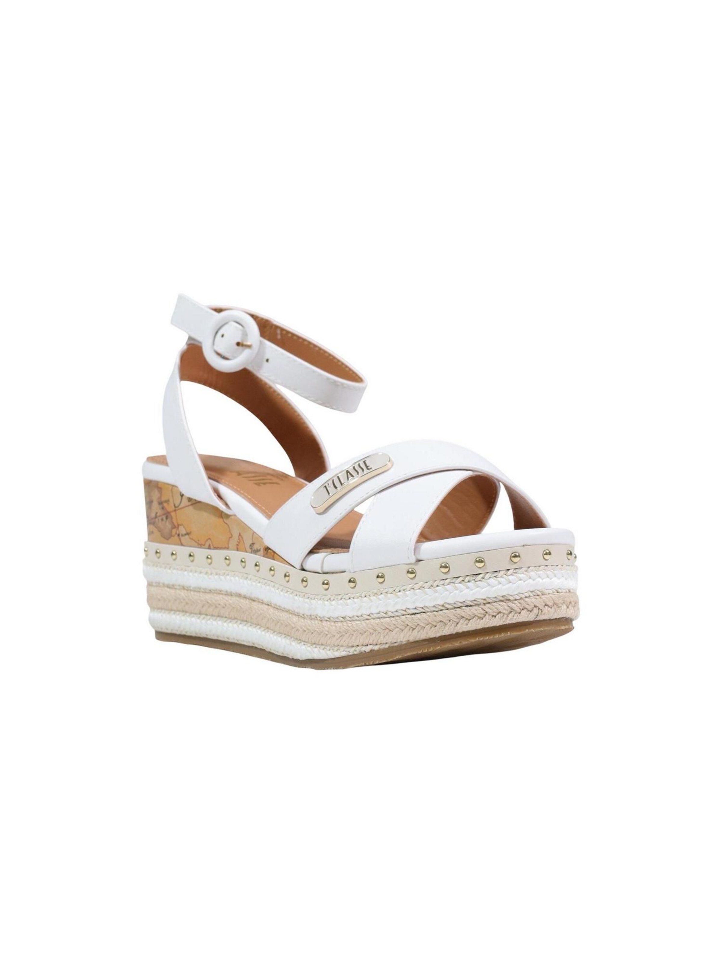 Sandalo 'WEDGE H80 1402 8662' di Alviero Martini 1a clase in bianco