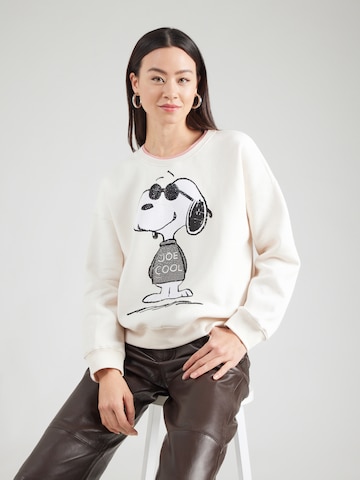 PRINCESS GOES HOLLYWOOD Sweatshirt 'Snoopy Chill More' in Beige: Vorderseite