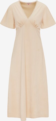 IZIA Dress in Beige: front