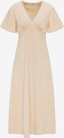 IZIA Dress in Beige: front