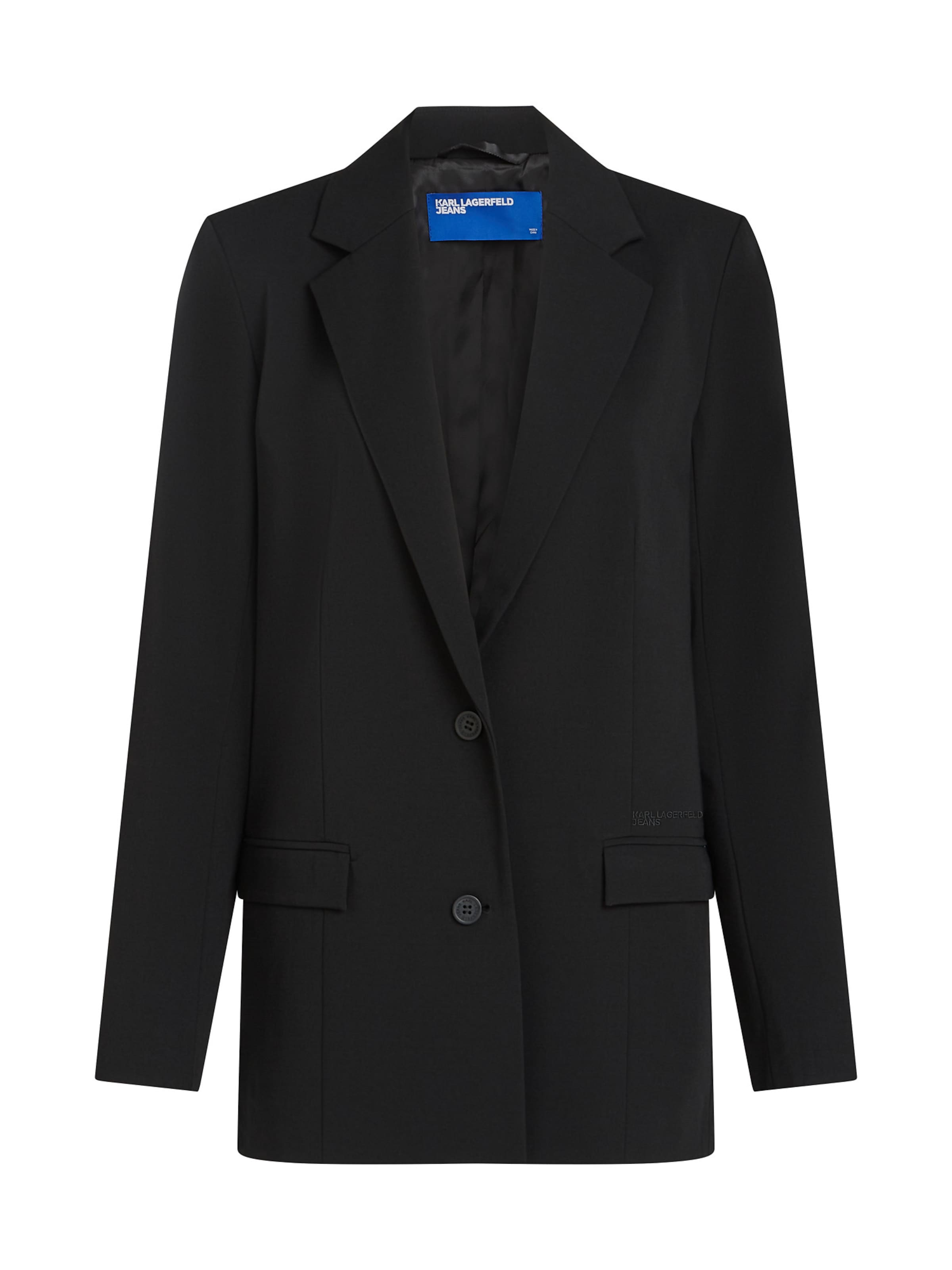 KARL LAGERFELD JEANS Blazer in Schwarz: Vorderseite