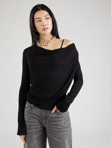T-shirt 'Melinda' WEEKDAY en noir : devant