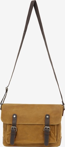 DreiMaster Vintage Torba preko telesa | rjava barva: sprednja stran