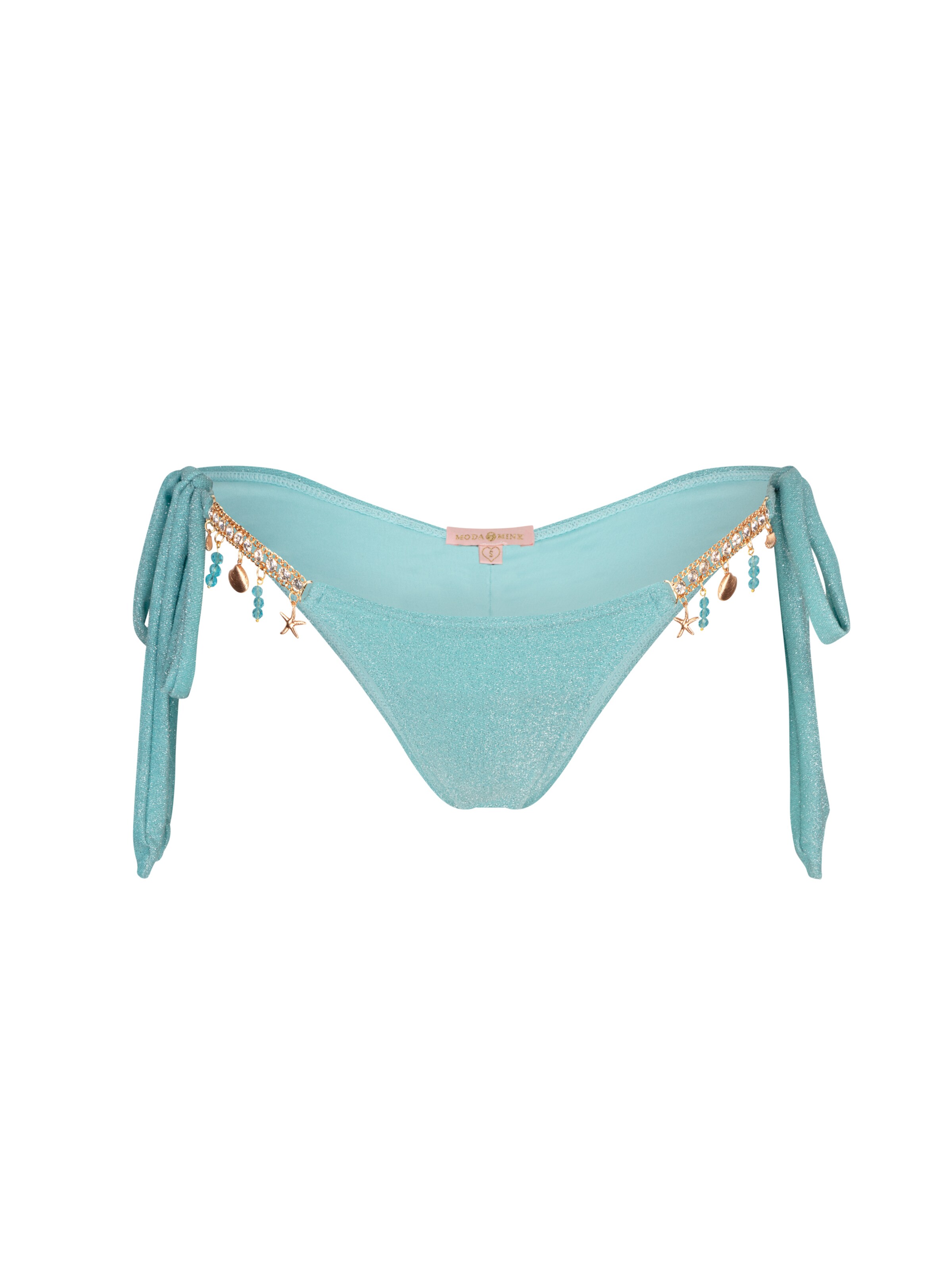 Moda Minx Bikini bottom in Blue: front