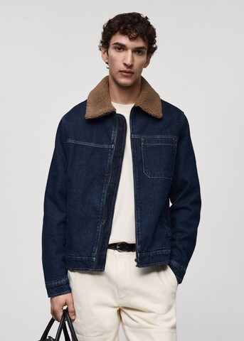 MANGO MAN Jacke 'Arrow' in Blau: Vorderseite