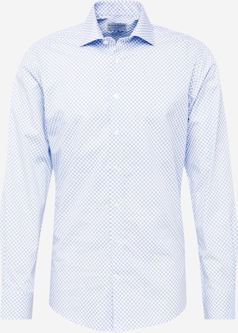 Bruun & Stengade Regular fit Button Up Shirt in Blue: front