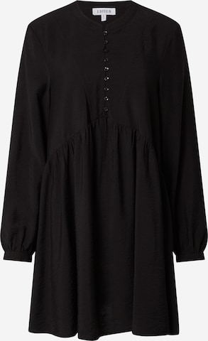 EDITED Рокля тип риза 'Jenni' в черно: отпред