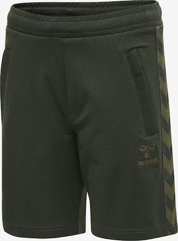 Hummel Workout Pants in Green: front